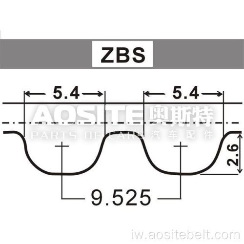 רצועת טיימינג אוטומטית מגומי